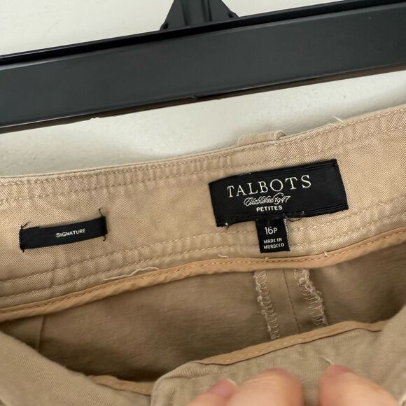 Talbots Women’s 16P Signature Khaki Pants - Picture 2 of 5